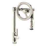 Endeavor Wheel Pulldown Faucet - Lever Sprayer