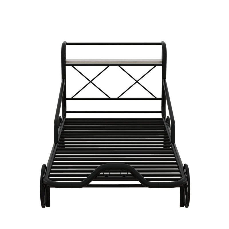 Lit plateforme 39,93 po Jahdell, Noir