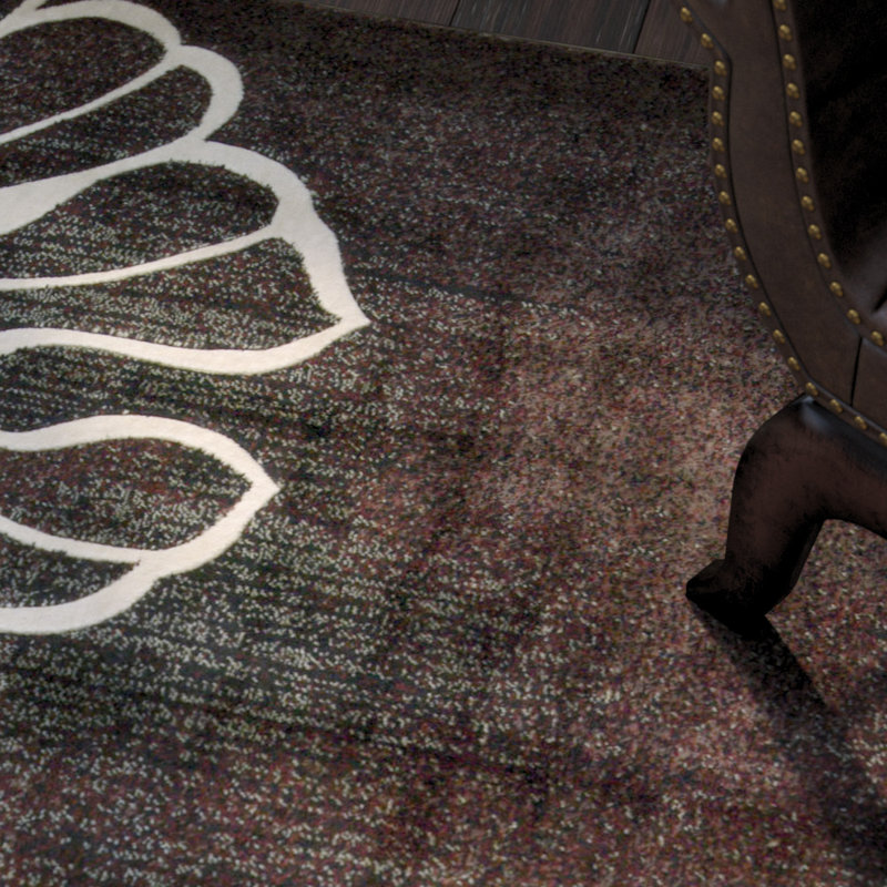 Tapis brun / brun clair en laine Gurney Slade, Rectangle 9 pi 6 po x 13 pi