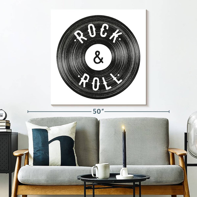 Abarca Rock N' Roll, 33" H x 33" W
