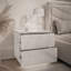 50cm W Manufactured Wood Bedside Table
