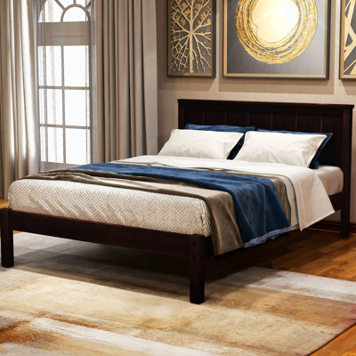 Bed Frame With Headboard Wood Bed Frame Modern Bed Platform Bed Frame