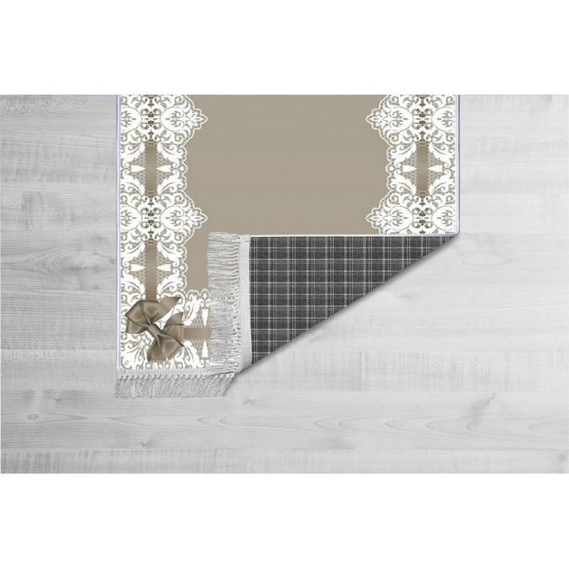 Luxurious Velvet Area Rug, 5.9 x 9.2 Feet | 100% Velvet Fabric, 100% Cotton Sole, 0.4 in Pile Height | Antibacterial, Non-Slip, Machine Washable | Elegant 3D Digital Print for Living Room & Bedroom Decor