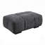Tabouret de pieds rectangulaire avec repose-pieds Nowa