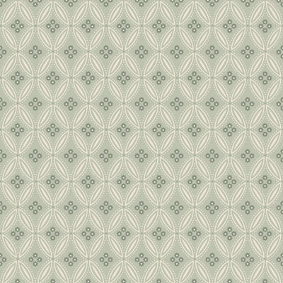 Stone Lace - Seafoam Green Wallpaper