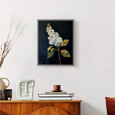 Série FLORAL CLxxvII - reproduction encadrée de qualité supérieure - prête à être accrochée - aucun clou requis