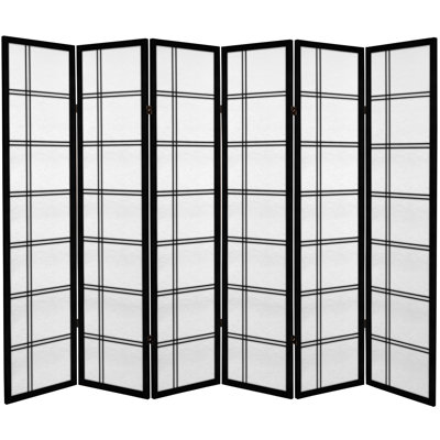Nayo 71'' H Printed Canvas Folding Room Divider