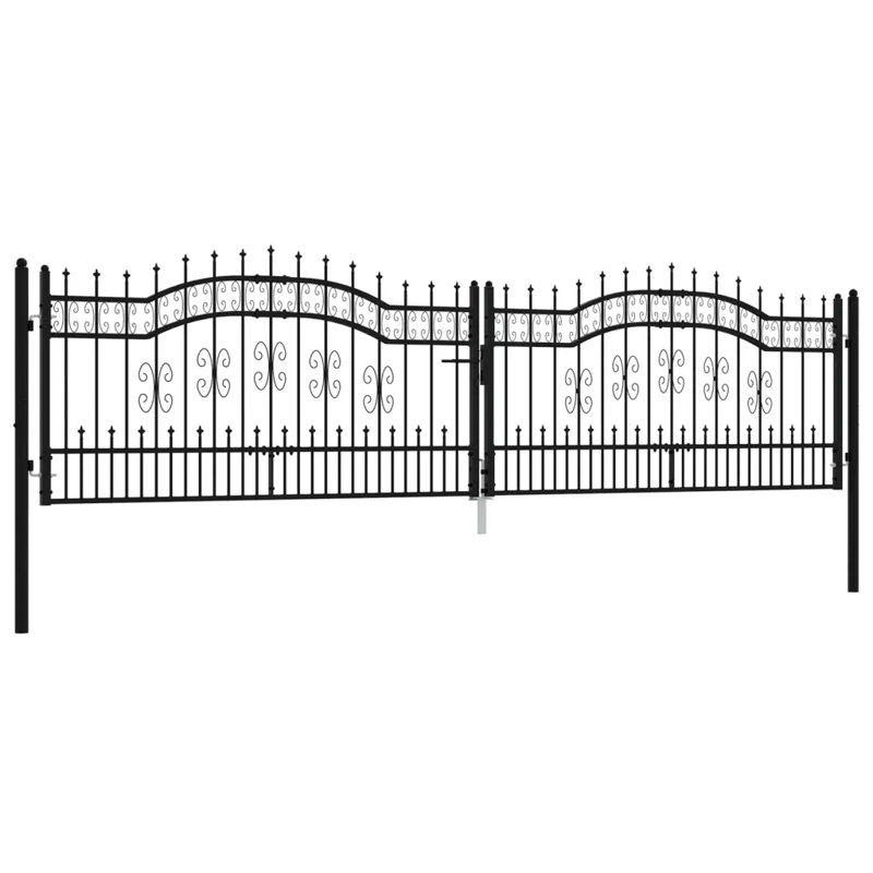 Chamya 159.84 cm W Gate Fencing, 59.45cm H x 159.84cm W