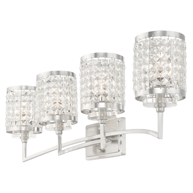 Belisle 4 - Light Dimmable Vanity Light, Brushed Nickel