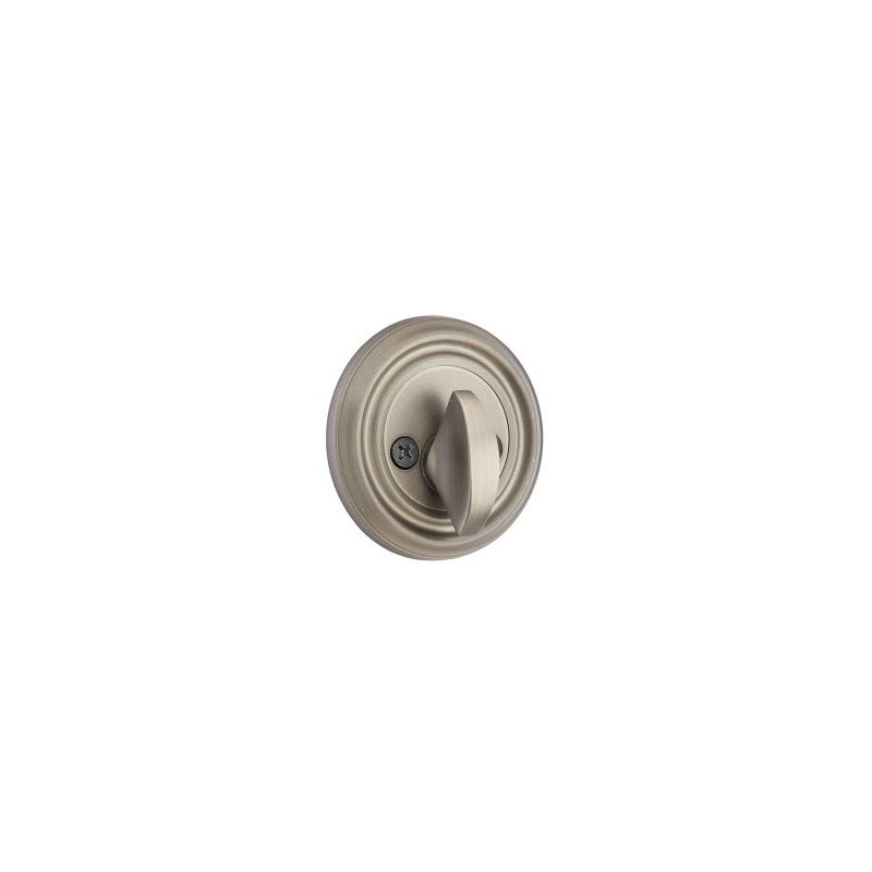 Regular Single Sided Deadbolt Polished Nickel Lifetime Finish, Pewter