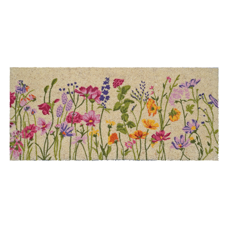 Paillasson Blooming Garden (ensemble de 2), L 18 po x L 40 po