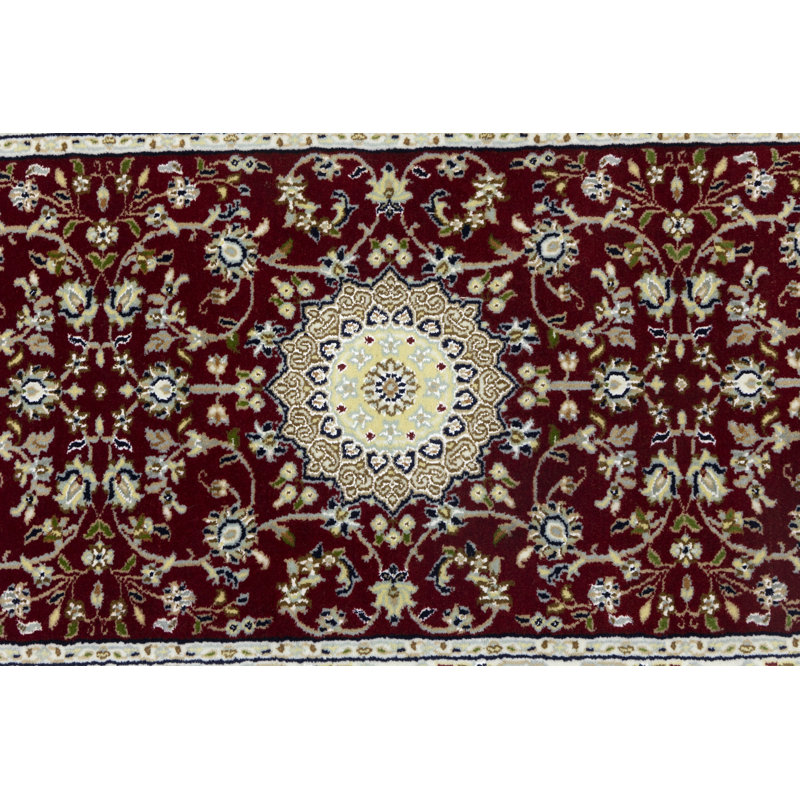 Tapis rouge Malphurs Indo Nain, Rectangle 3 pi x 8 pi
