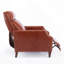 Fauteuil inclinable souple, fauteuil inclinable par pression Biscoe - caramel