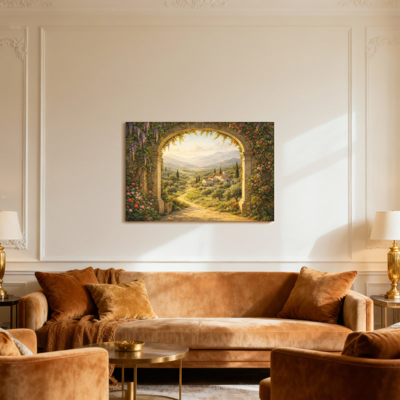 Paysage, paysage urbain et paysage urbain, H 32 po x l 48 po