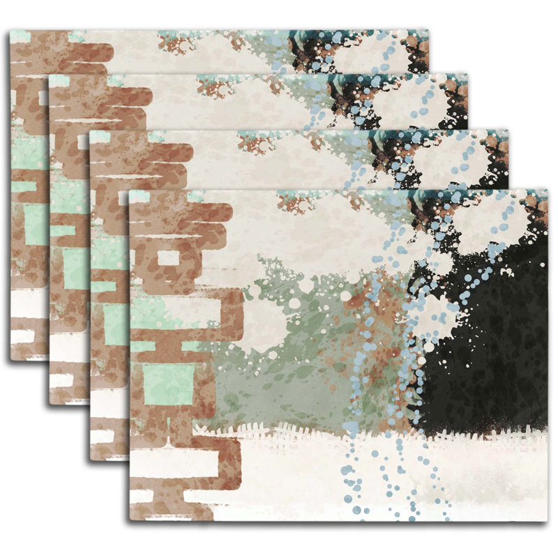 Napperon abstrait en polyester