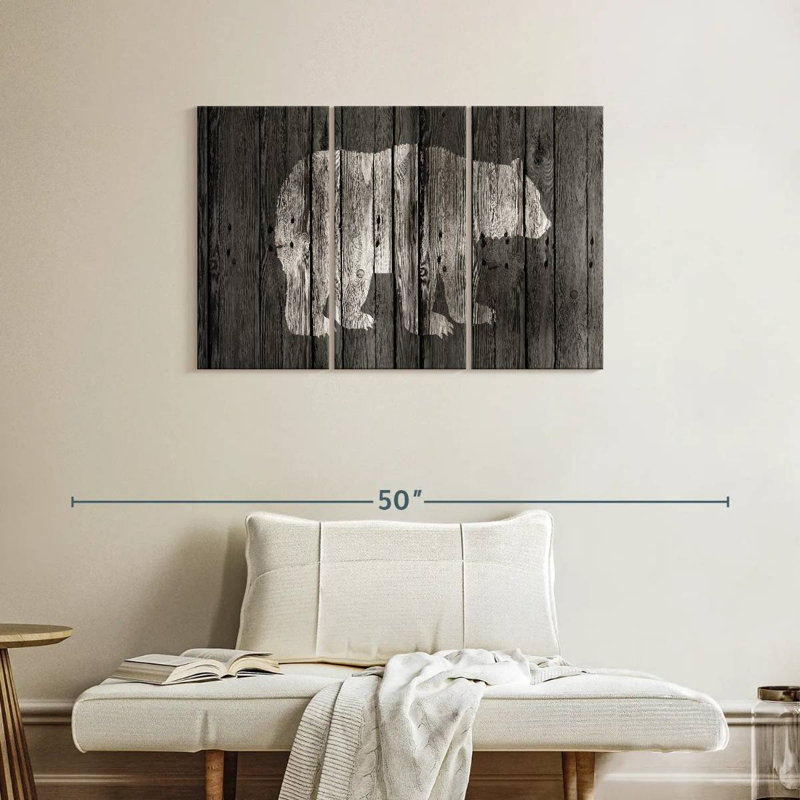 Brampt Bear Lodge, 24" H x 38" W