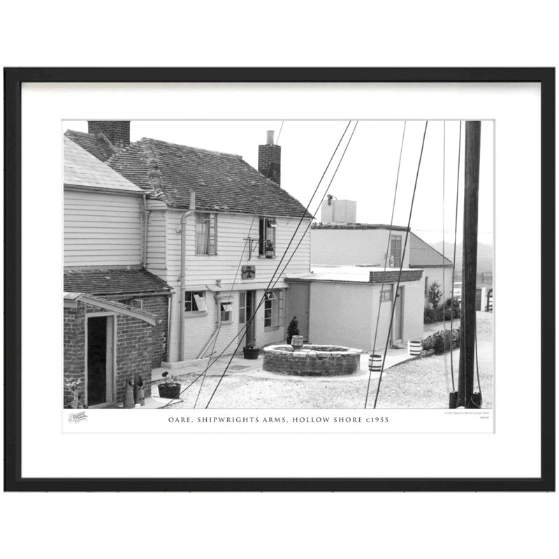 Oare, Shipwrights Arms, Hollow Shore C1955 by Francis Frith - Single Picture Frame Print, 45cm H x 60cm W x 2.3cm D