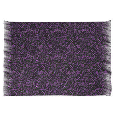 Tapis rpg mauve/noir zone lines Mcguigan