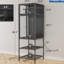 Armoire pour imprimante 3D avec rangement pour filament double couche, barre de réduction de bruit en forme de T pour rangement de bureau avec barre, réduction du bruit,