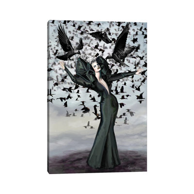 The Birds 4 - Wrapped Canvas Painting