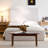 Lucas Tall Headboard Upholstered Bed / 52" High Headboard / Elegant Simplicity / No Box Spring Needed / Easy Assembly / King / Textured Ivory Canvas