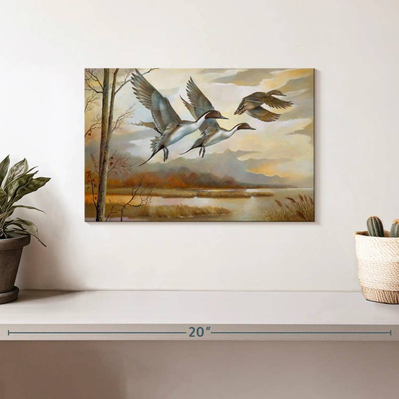 Pintails, 8" H x 12" W