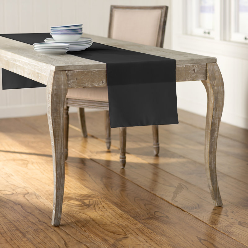 Solid Color Table Runner - Basics by Wayfair™, Eggplant