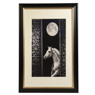 Horse And Moon Print