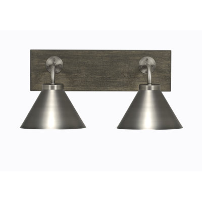 Barre d'éclairage de salle de bain 2 lumières Oxbridge