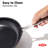 OXO Good Grips Pro 10" Frying Pan Skillet, 3-Layered German Engineered Nonstick Coating-14247121