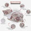 Floral Design Duvet Cover Set Polycotton with Pillowcases - Yarn Bedding-361755803-361755806