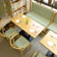 Banc rembourré en similicuir Cafe Light