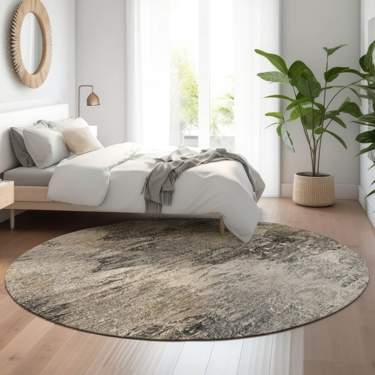 Premium Machine Washable Cerrito AMF592 Taupe Rug