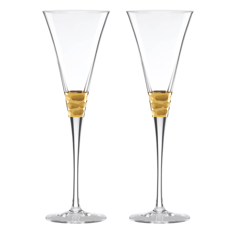 Truro 8oz. Handmade Flute Set, Gold
