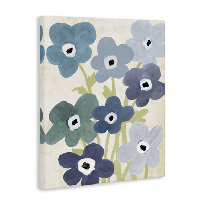 «Garden Blossoms in Blue», art mural par Susan Arnot