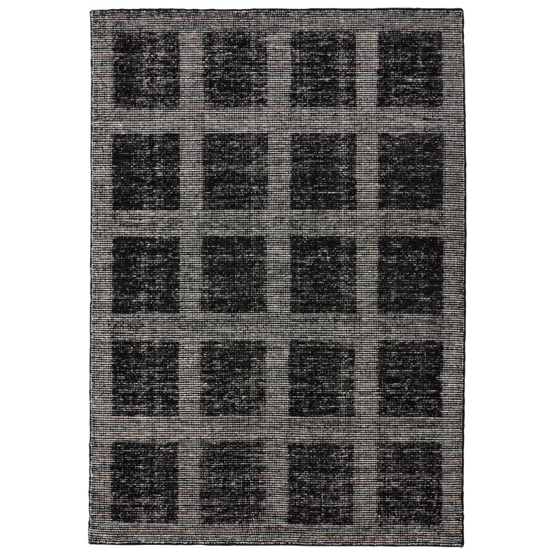 Lehner Geometric Wool Hand Woven Area Rug, Rectangle 140 x 200cm