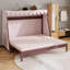 Lit maison avec lit gigogne, tente et tablette, lit bas avec éclairage, mobilier de chambre de jeu pour garçons et filles-130186217