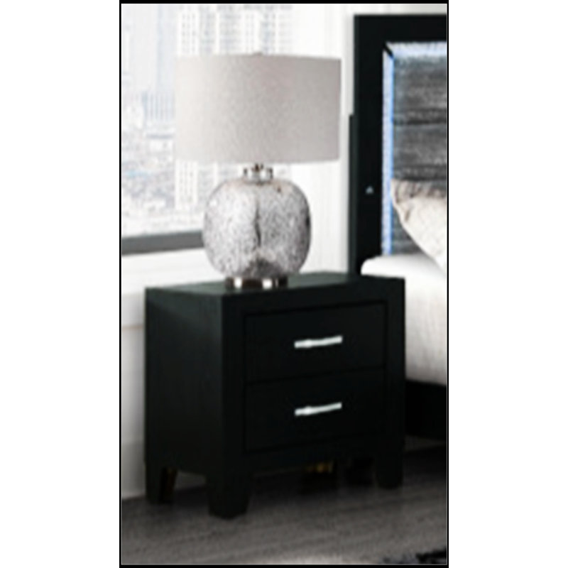 Table de chevet CARLOS avec une construction durable et une conception compacte, parfaite pour la décoration moderne et une utilisation efficace de l'espace
