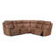 Canapé modulaire inclinable Romi Brown-1213064103
