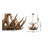 Dimitri 6-Light Brown Antler Chandelier