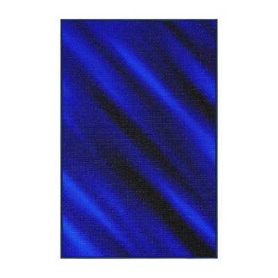 Tapis bleu Cordage