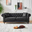 Canapé Chesterfield en tissu 3 + 2 places, accoudoirs roulés High-Tech, canapé Mid-Century moderne pour salon, bureau, appartement