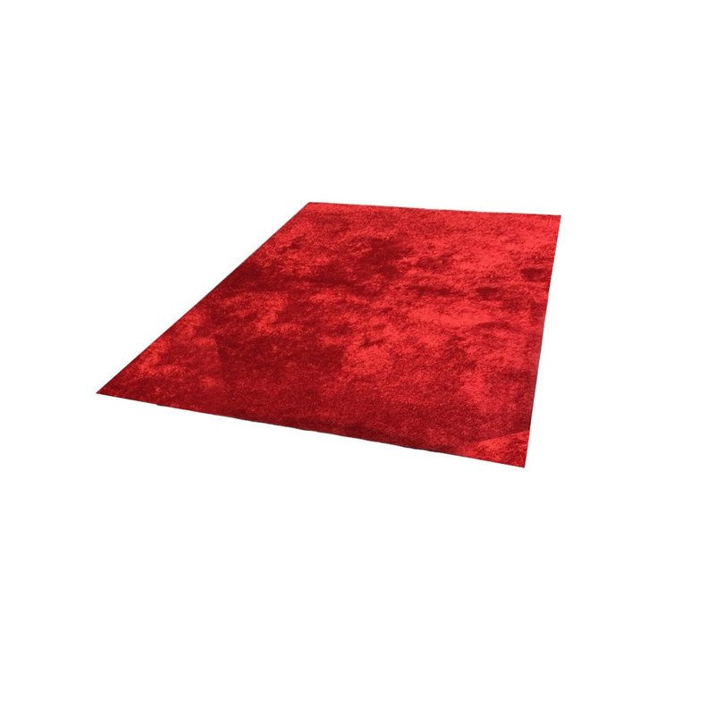 Mercer41 5' x 7' Red Shag Hand Tufted Area Rug | Wayfair