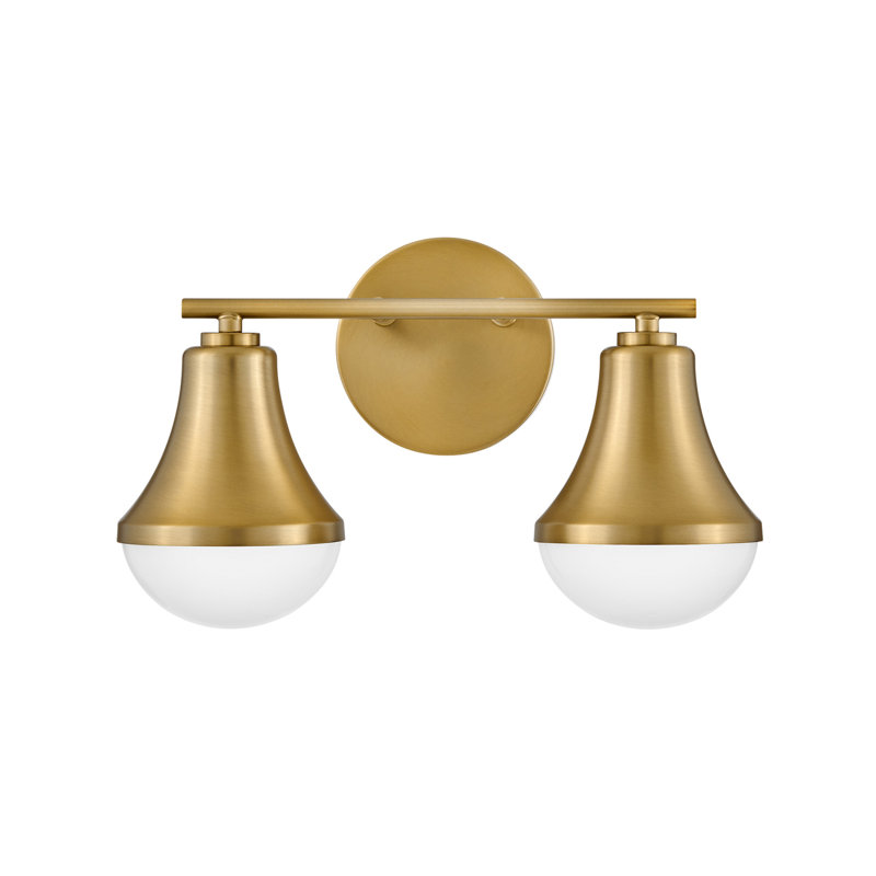 Capulet 2 - Light Dimmable Vanity Light, Lacquered Brass