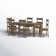 Tiernagh Rectangular Solid Wood Dining Set Distressed Finish
