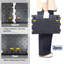 Ensemble de rampe de bordure polyvalente de 4 po - Rampe de seuil robuste pour remorques, vélos, scooters, structure 2 pièces