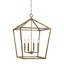 Lustre géométrique à 4 lumières Poisson-965416691-965416688