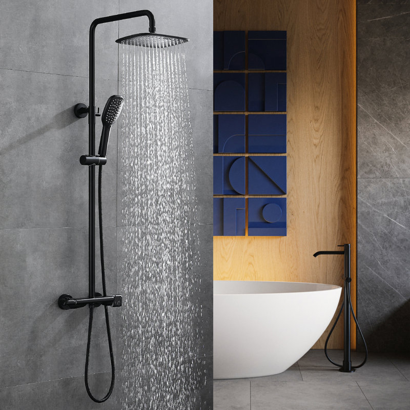 Complete Shower System with Rough in-Valve
