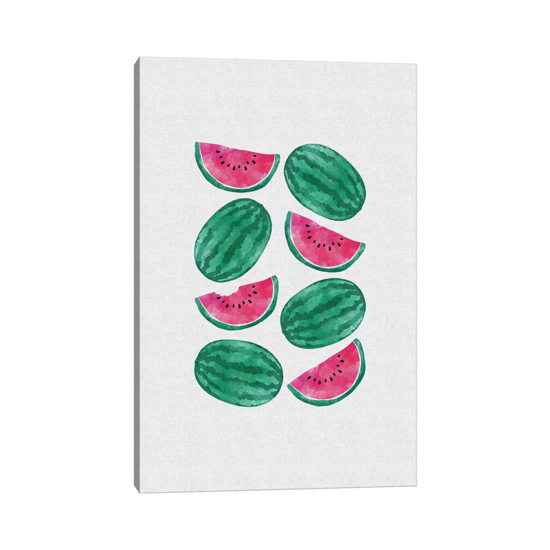 Watermelon Crowd by Orara Studio - Wrapped Canvas Gallery-Wrapped Canvas Giclée, 101.6 cm H x 66.04 cm W x 3.175 cm D
