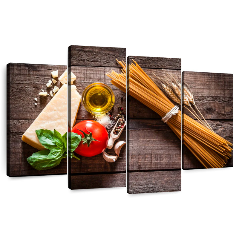 Yarlin Fresh Spaghetti Ingredients, 22" H x 36" W